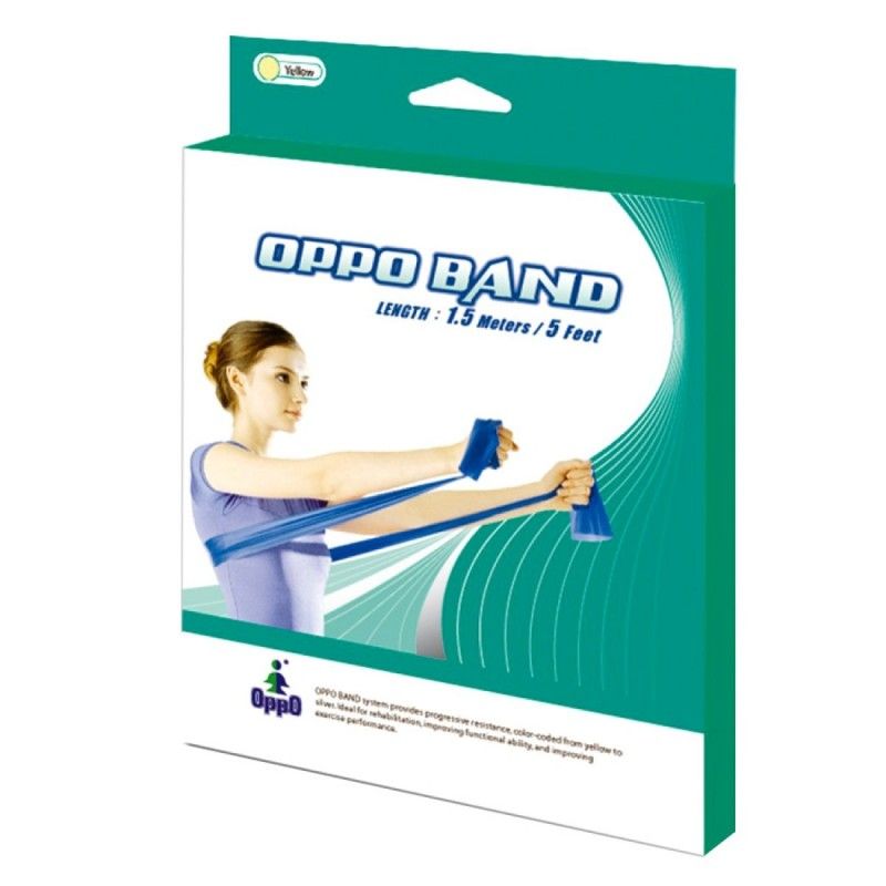 Гимнастическая лента 8003 OPPO Medical зеленая, длина 1,5м купить в OrtoMir24